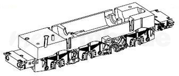 PIKO ET97787-37 - H0 - Rahmen mit Zahnrädern